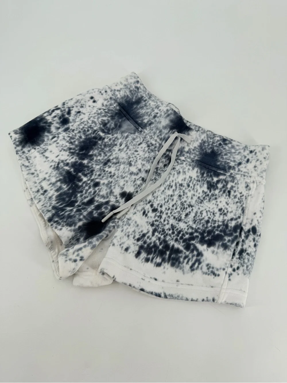 Lululemon Inner Glow Short 3" *Terry Marble Dye Classic Navy 2 - Picture 2 of 4